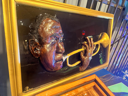 “Satchmo” Original 3D Wall Art