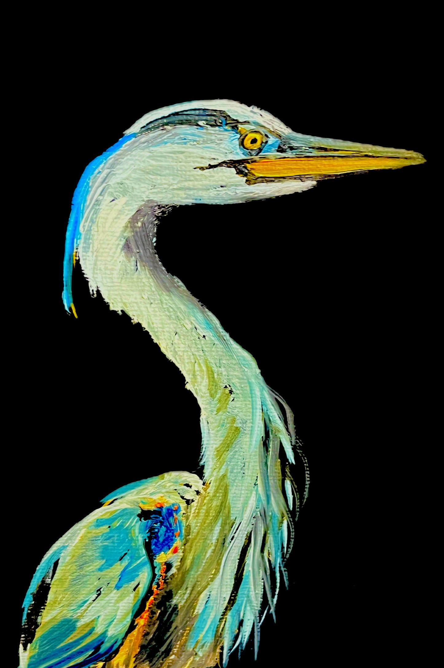 “Blue Heron Bayou” Series Wildlife Print 4x6