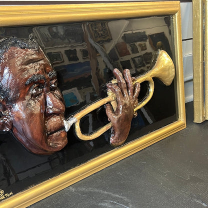 “Satchmo” Original 3D Wall Art